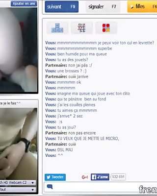 French blonde amateur masturbation and chat on cam.mp4