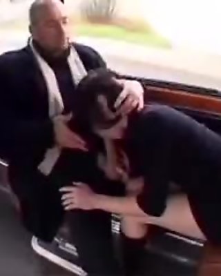 Two French Girls Fucked in a Bus