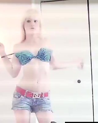 Taking Selfies Of Her Hot Teen Body