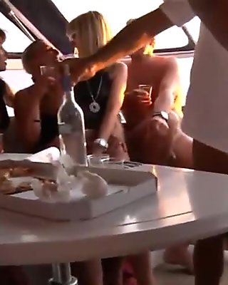 French Swinger Milf Orgy on Boat