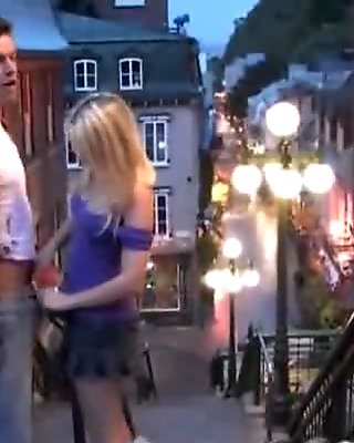 Blonde french gf fucked outside part5