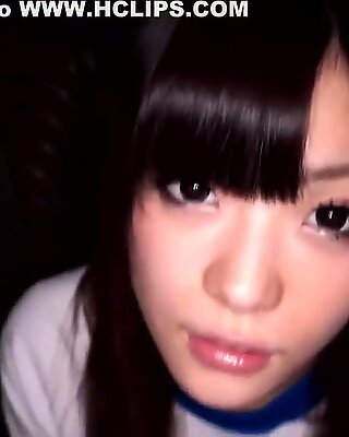 Mei Yukimoto, άτακτη ασιατικό έφηβη δίνει ζεστό κοιτάω τσιμπούκι