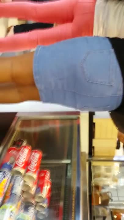 French black ass in jean skirt