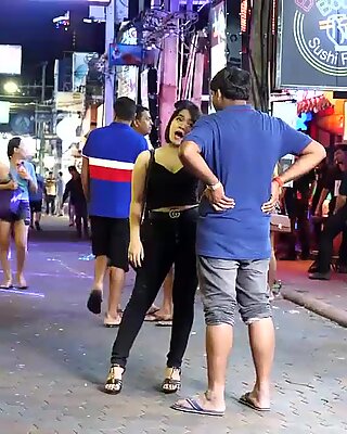 Pattaya Ambling Rue Nightlife 2019 (Thaï Filles)